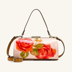 Patricia Nash Bovino Frame Satchel - Citrus Rose